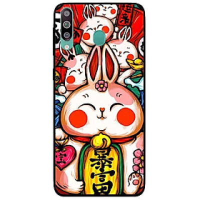 Ốp lưng dành cho Samsung M30 mẫu Thỏ Trắng