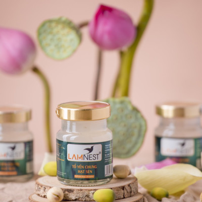 TỔ YẾN CHƯNG HẠT SEN -  YẾN SÀO LAMNEST