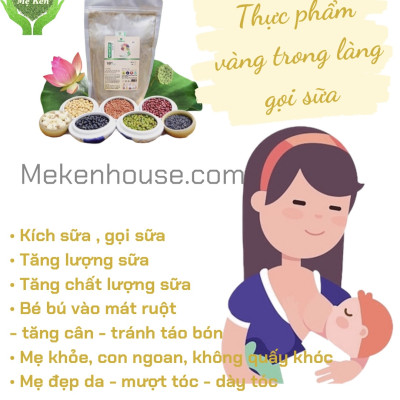 Bột ngũ cốc siêu sạch và bổ dưỡng Mẹ Ken 500gr