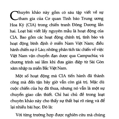 Cách Chúng Tôi Làm: Chương Trình Bí Mật Xâm Nhập Miền Bắc Việt Nam 1961 - 1964