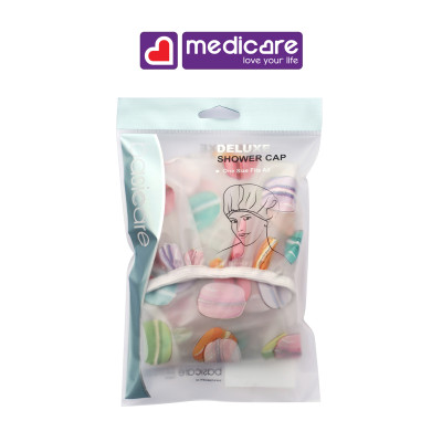 Mũ tắm BASICARE bánh macaron 2331