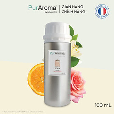 (Đậm Đặc | Chai Lớn) Tinh dầu COCO nguyên chất PurAroma by IMMORTEL - Chính hãng Pháp