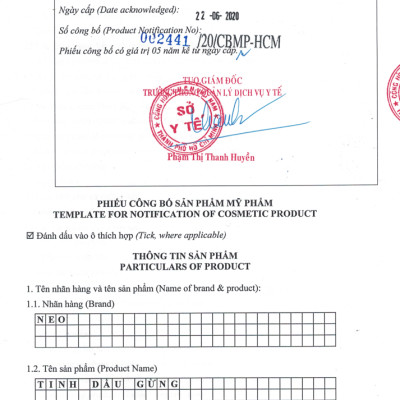 Tinh Dầu Thiên Nhiên Nano Gừng 10ml