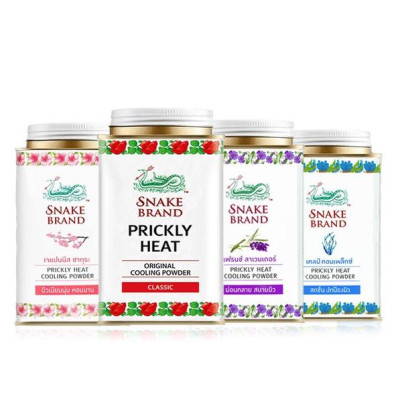 Phấn lạnh Snake Brand Prickly Heat Cooling powder Thái Lan 140g