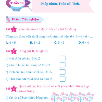 Sách - Bài Tập Bổ Trợ Nâng Cao Toán Lớp 2 – Tập 2 (MC)