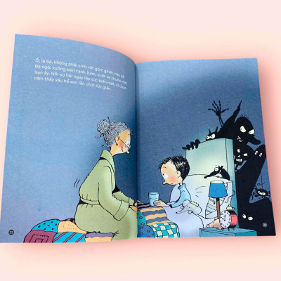 Sách cho bé - Tiến Lên Nào! - ÁC MỘNG, HÃY MAU CÚT ĐI! - Một Câu Chuyện Giúp Trẻ Không Còn Sợ Bóng Tối - Sách tranh