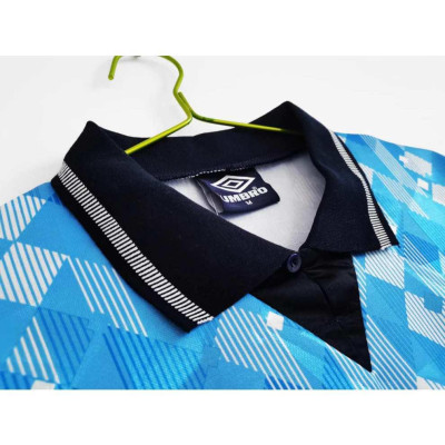 Áo Bóng Đá Retro Tuyển Anh 1990 - Sân Khách bản cao cấp vải Cotton Polyester