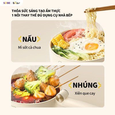 Nồi đa năng Bear MC-4H16G Hàng chính hãng