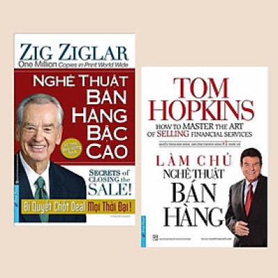 Combo Sách Kinh Doanh: Làm Chủ Nghệ Thuật Bán Hàng + Nghệ Thuật Bán Hàng Bậc Cao (Tái Bản 2019) - (Phương Pháp Thu Hút Khách Hàng / Thuyết Phục Đỉnh Cao)