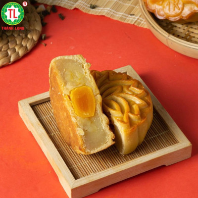Hộp bánh trung thu 2 bánh 2 trứng 270g - Combo A - Thành Long (540g)