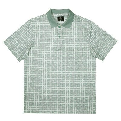 Áo Thun Nam caro Khatoco A2MN458R2-VNIN467-2604-N