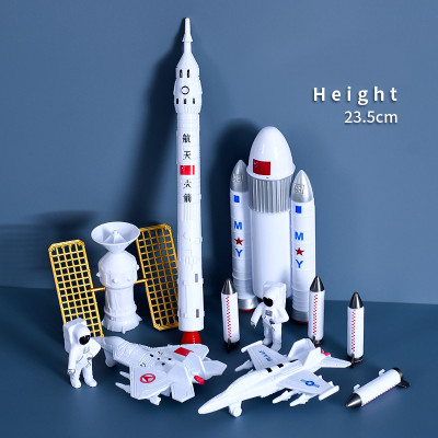 Đồ chơi mô hình Tàu Con Thoi khám phá vũ trụ sao Hỏa kèm phi hành gia 7 món trang trí bánh kem