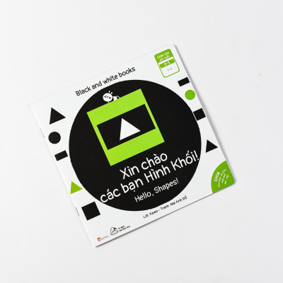 Sách Ehon Black And White Books - Xin Chào Các Bạn Hình Khối