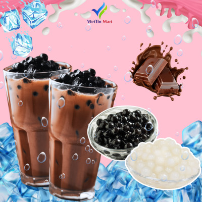 Set Nguyên Liệu Pha Trà Sữa Socola (Thành phẩm 30 35 ly) VietTin Mart