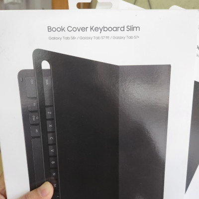 Bao da Book cover bàn phím dành cho samsung Tab S7+/TAB S7 FE/TAB S8+ SLIM EF-DT730 Hàng chính hãng
