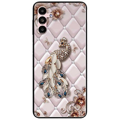 Ốp lưng dành cho Samsung A13 5G - Samsung A33 5G mẫu Chim Công Nền Da