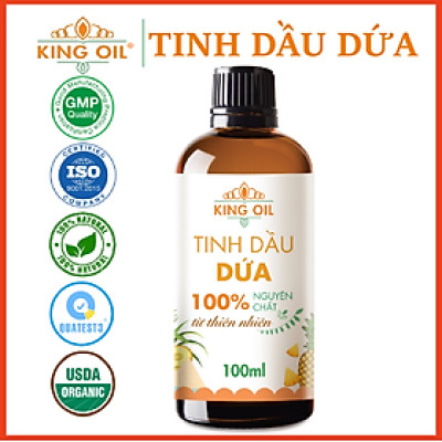 Tinh dầu Dứa (thơm, khóm) nguyên chất từ thiên nhiên, xông phòng, khử mùi, đuổi muỗi, thơm phòng - KingOil