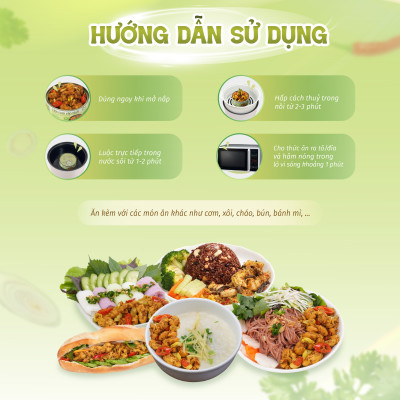 Sườn chay xào sả sớt thơm ngon đậm vị 100g Tâm Minh Foods