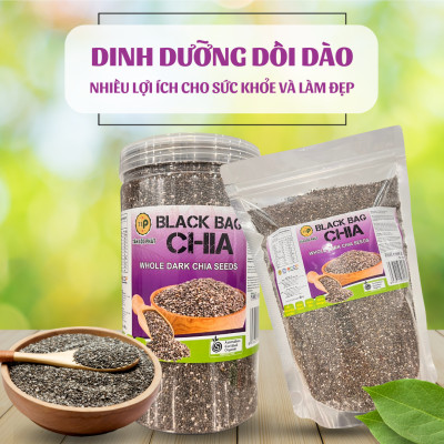 Hạt Chia Úc TLP.100% Organic Ăn Kiêng Giảm Cân Hạt Chuẩn Sạch Đều Đẹp (Hũ 500g)