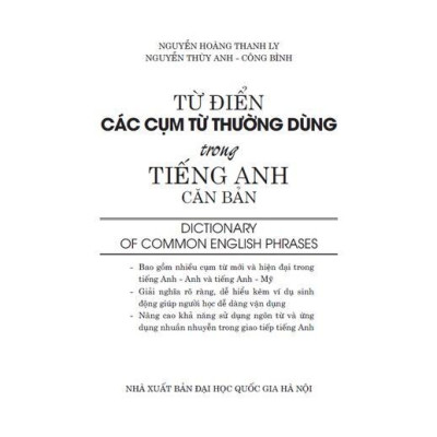 Sách - Từ Điển Các Cụm Từ Thường Dùng Trong Tiếng Anh Căn Bản - Hồng Ân