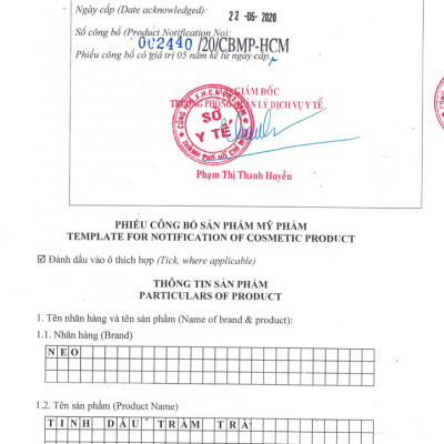 Tinh Dầu Thiên Nhiên Nano Tràm Trà 100ml