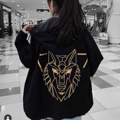 Áo khoác dù 2 lớp Sói ca hàng bao chất rất hot-A004