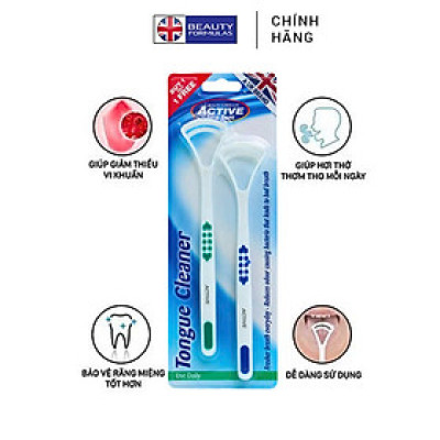 Dụng Cụ Vệ Sinh Lưỡi Beauty Formulas 1 Cái