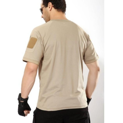 Áo thun cổ tròn chiến thuật_dã ngoại_sinh tồn