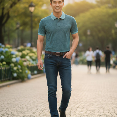 Áo thun nam KHATOCO sale off