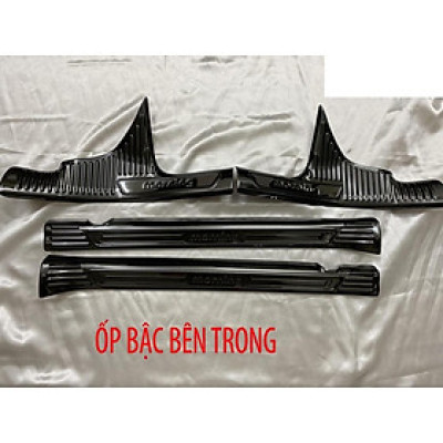 Ốp bậc cửa , nẹp bước chân Kia Morning 2012-2022 cao cấp -mẫu Titan 8 chi tiết