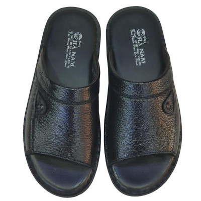 Dép Nam Quai Ngang TiTi ĐÔ Da Bò Thật Cao Cấp DNA2124