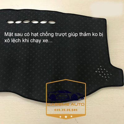 [MAZDA 3] Thảm Taplo 3 Lớp Dành Cho Xe MAZDA 3, Nhung Lông Cừu Và Da Vân Carbon Cao Cấp - Hàng Chính Hãng