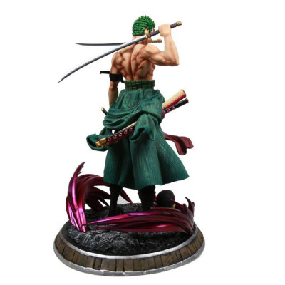 Mô Hình Zoro 2 Đầu 3 Kiếm Dáng Chiến Đấu 21cm Mô Hình One Piece Cao Cấp, Figure Mô Hình Anmie One Piece Luffy Vua Hải Tặ