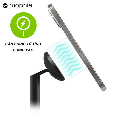 Đế sạc đa năng Mophie 3in1 extendable, sạc nhanh 3 thiết bị, BH 2 năm 1 đổi 1 - Hàng chính hãng