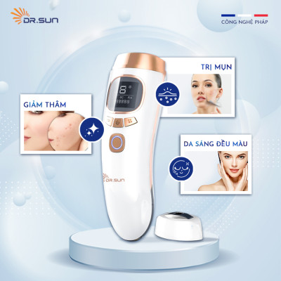 Máy triệt lông & trẻ hoá da DrSun PRO+ Công nghệ ICE COOL