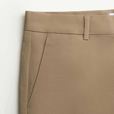 Quần short nam ROUTINE màu Xanh đen và màu Beige. Form Straight - 10F24PSH036 | LASTORE MENSWEAR