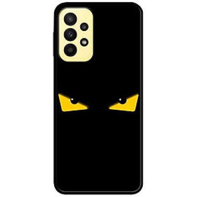 Ốp lưng dành cho Samsung A13 4G mẫu Mắt Vàng Nền Đen Giữa