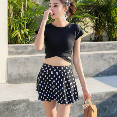 Bikini Hot Áo Croptop Váy Xòe AT136 MayHomes