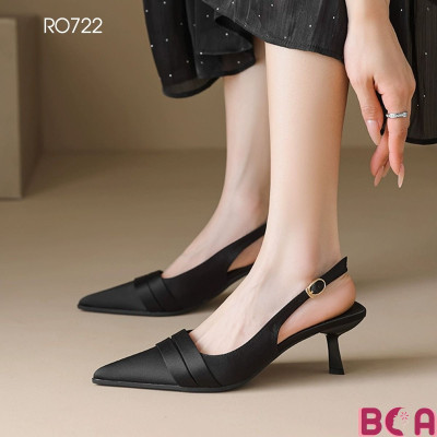 [STYLE XỊN]  Giày Công Sở Nữ Style Mới Cao Gót 6p RO722 ROSATA tại BCASHOP - Sang - Xịn - Êm - Tôn Chân - Tôn Dáng