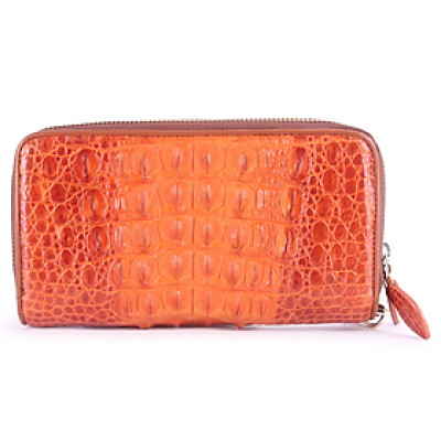  Ví nữ da cá sấu màu vàng bò HJ93201-3208-3212