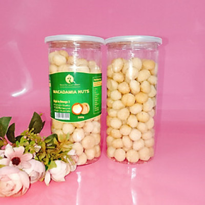 Hạt mắc ca tách vỏ nhập khẩu Úc Hũ 500g  ( Fonut) 