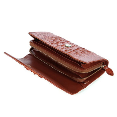 HC6228-29-30-31 - Túi xách nữ da cá sấu Huy Hoàng đeo chéo màu đen, nâu đỏ, vàng bò, nâu đất