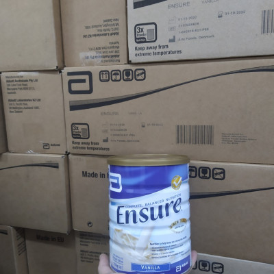 Sữa Ensure Úc cho người già, người gầy, người suy dinh dưỡng, người sau phẫu thuật, người mới ốm dậy - Cung cấp đầy đủ dinh dưỡng giúp hồi phục sức khỏe - Vanila (850g/lon) - QuaTangMe Extaste