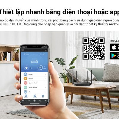 Router Wi-Fi băng tần kép Gigabit AC1200-A3300R_HÀNG CHÍNH HÃNG