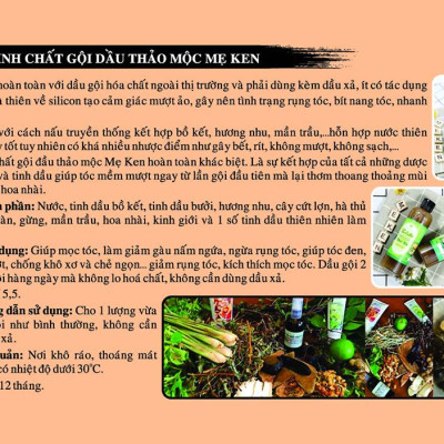 COMBO DẦU GỘI VÀ TINH BƯỞI MẸ KEN