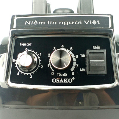 Máy Xay 1800W Sinh Tố Công Nghiệp Osako OS-1800 Đa Năng Công Suất Lớn Bộ 6 Lưỡi Dao Xay Tất Cả Các Loại Thực Phẩm-Hàng Chính Hãng