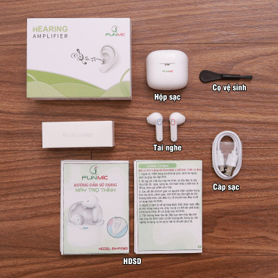 Máy trợ thính Funmic EN-IA102D - Kết nối Bluetooth thông minh