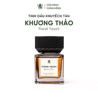 Tinh Dầu Khuếch Tán Khương Thảo (Floral Touch) - 50ml - Tinh Dầu Thơm Phòng Cao Cấp Le Rustique
