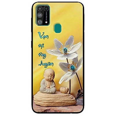 Ốp lưng dành cho Samsung Galaxy M31 mẫu Vạn Duyên Hoa Trắng