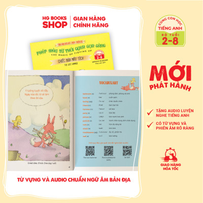 Combo Sách Tình bạn diệu kỳ + Chú khủng long tham ăn-Sách Song ngữ, phát triển IQ, EQ cho bé từ 2-8 tuổi. Tặng File Nghe